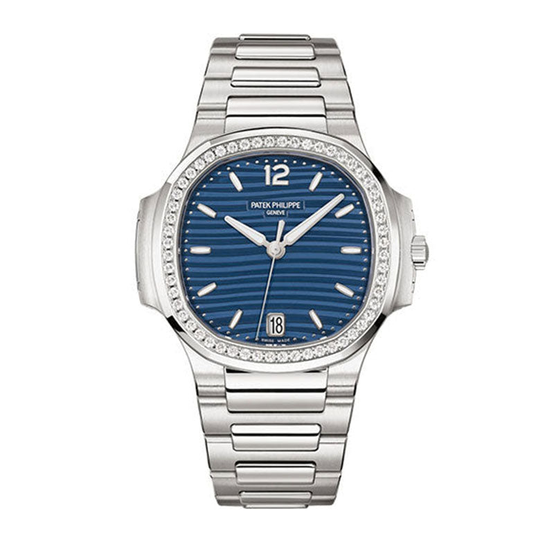 Patek Philippe Nautilus Ladies Automatic - 35.2 mm - Steel - Blue Opaline Dial - 7118/1200A-001