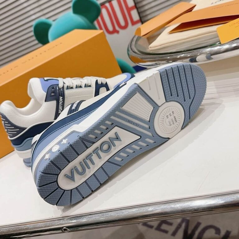 Louis Vuitton LV Trainer “Blue Beigeâ€