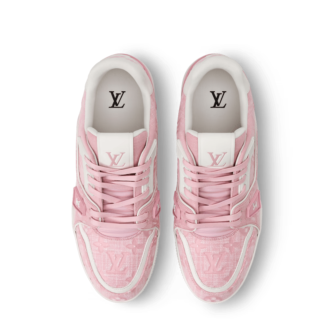 LV Trainer Pink Canvas