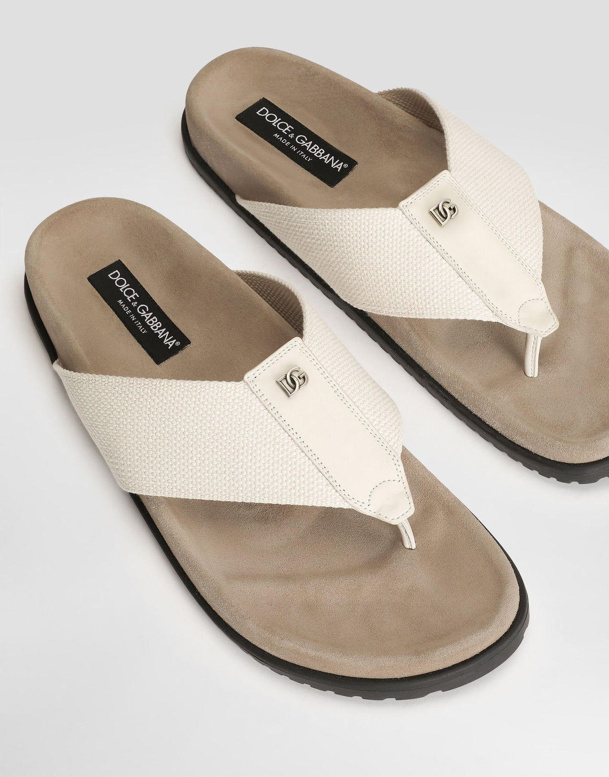 Men's Logo Flip Flops DG Casual Shape Vintage Palladium Neutral