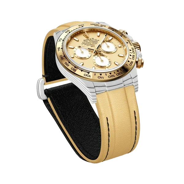 Diw Daytona quartz fiber golden essence 40mm oyster black