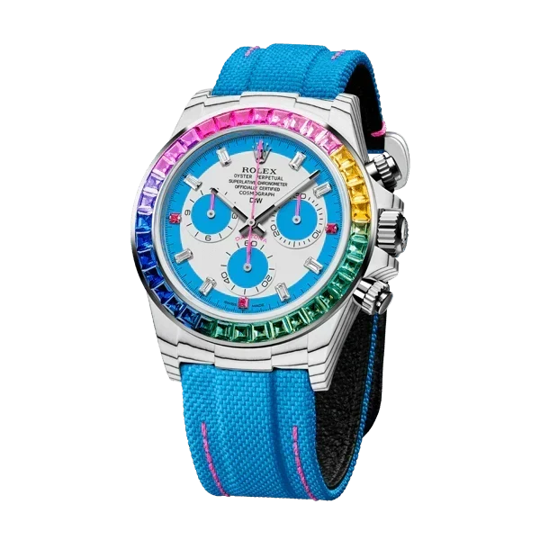 Diw Daytona quartz fiber rainbow s 40mm carbon