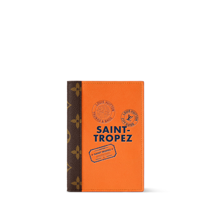 Women's Passport Cover City Guide Cowhide Leather Travel Wallet M29101