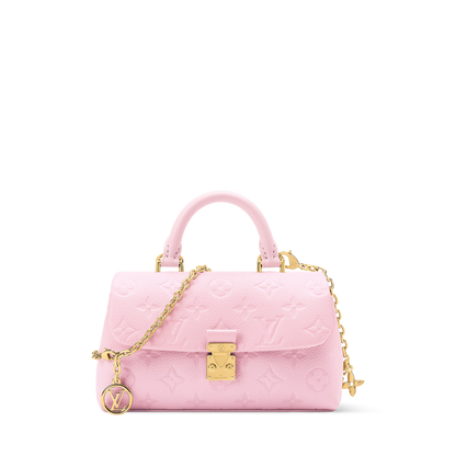 Women's Nano Madeleine Confetti Pink Monogram Empreinte Leather Bag M29448