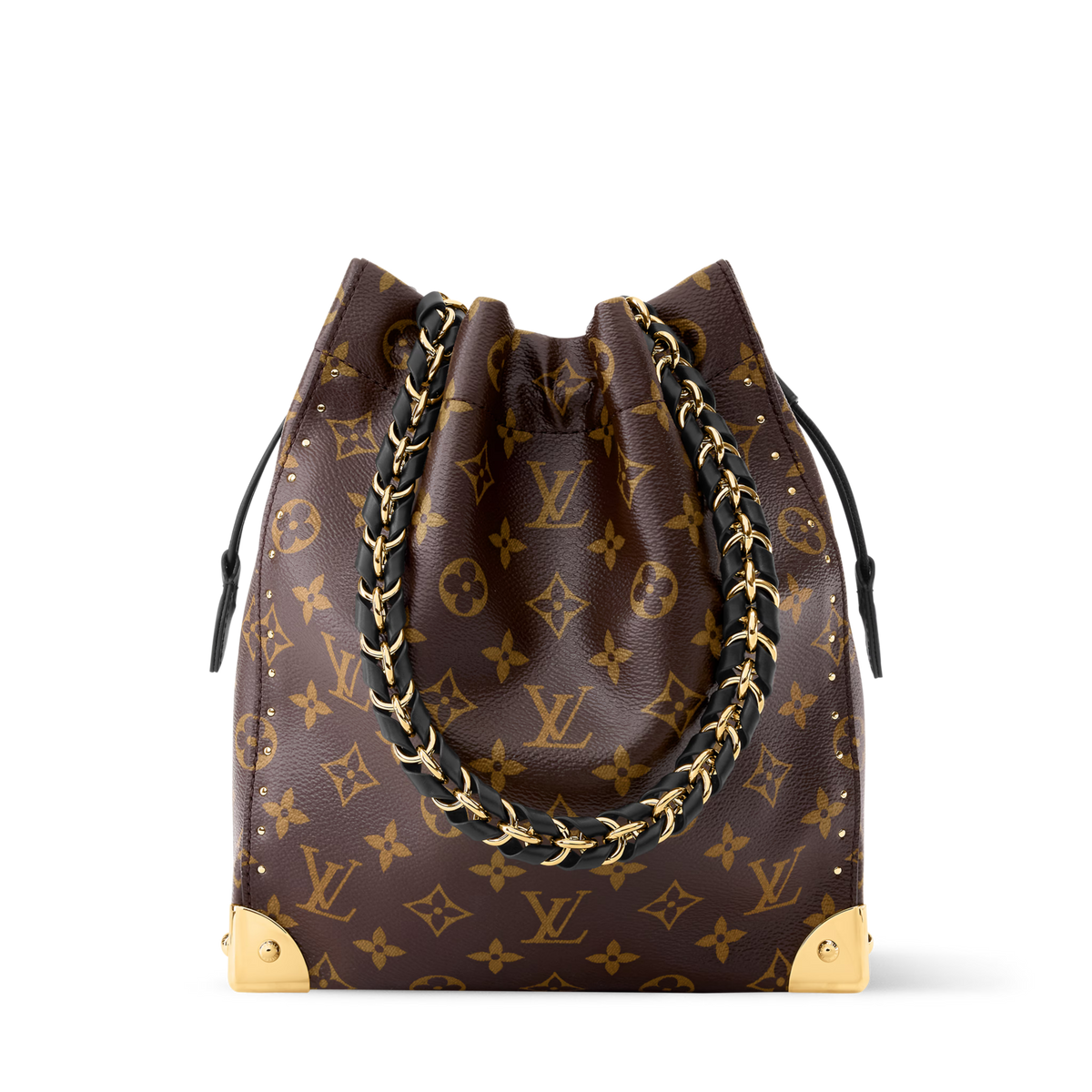 Women's Noé Trunk Tan Calfskin Leather Bucket Bag M29131