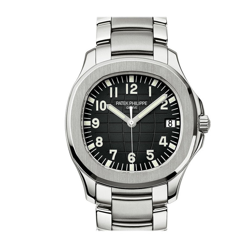 Patek Philippe Aquanaut Black Dial Stainless Steel Automatic Men's Watch 5167-1A 5167/1A