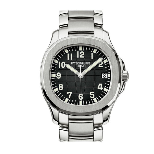 Patek Philippe Aquanaut Black Dial Stainless Steel Automatic Men's Watch 5167-1A 5167/1A