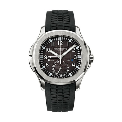 Patek Philippe Aquanaut Dual Time Black Dial Automatic Men's Watch 5164A-001