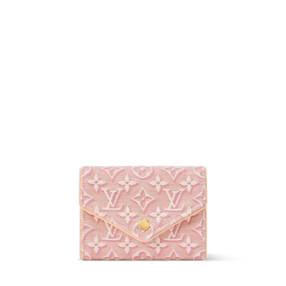 Women's Victorine Wallet Monogram Emblème Jacquard Compact Wallet M2A152