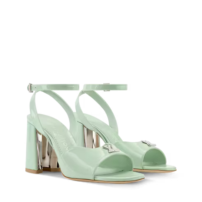 Women's Swing Rose Antique Patent Calf Leather Platform Sandal 1AJPLT