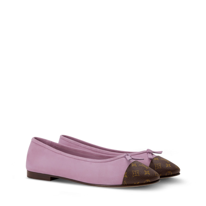 Women's Darling Ballerina Brown Monogram Canvas Lambskin 1AJLRL