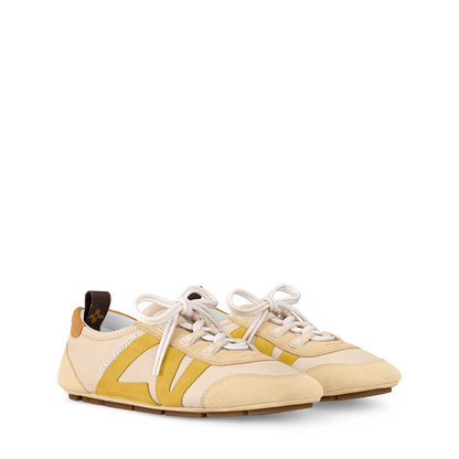 Women's LV Sneakerina Sneaker Green Lambskin 1AHNDY