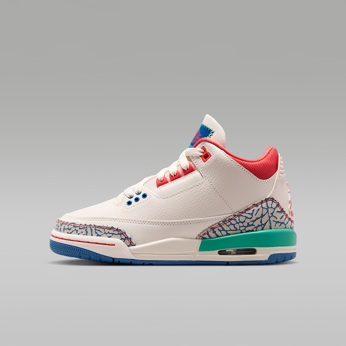 Jordan Air 3 Retro Play Your Way Big Kids' Shoes IO2076-100