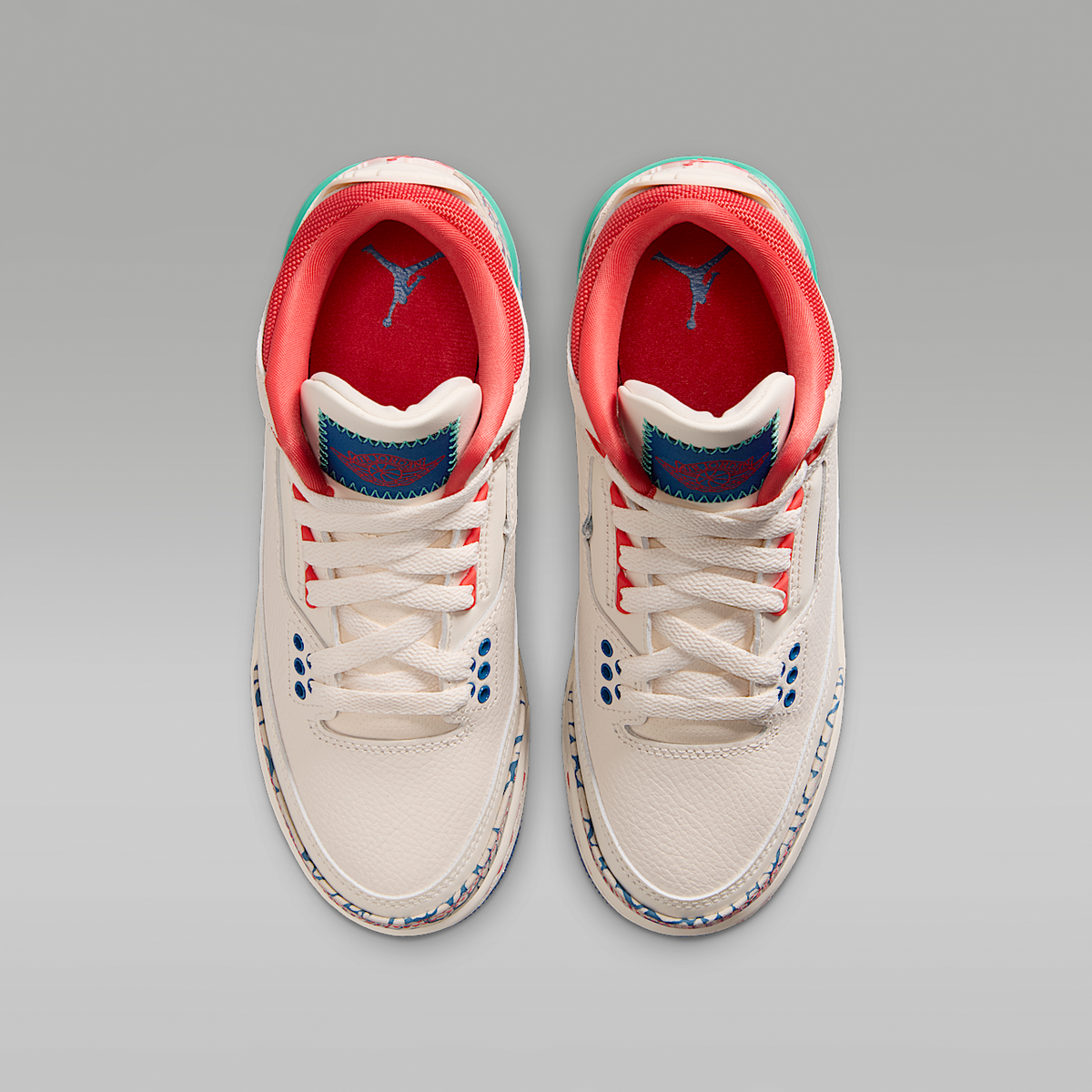 Jordan Air 3 Retro Play Your Way Big Kids' Shoes IO2076-100