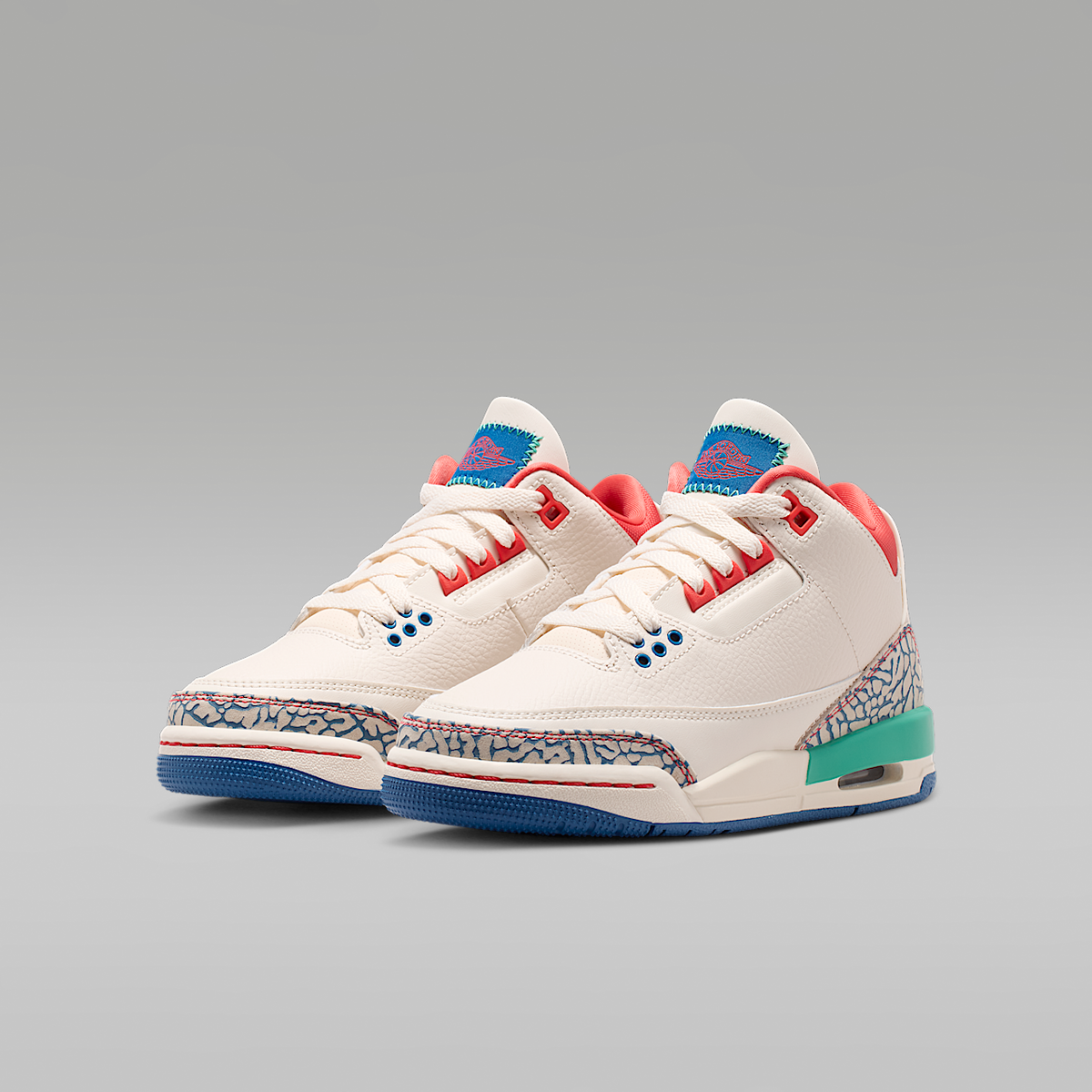 Jordan Air 3 Retro Play Your Way Big Kids' Shoes IO2076-100
