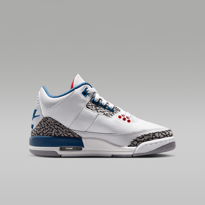 Jordan Air 3 Retro True Blue Big Kids' Shoes DM0967-104