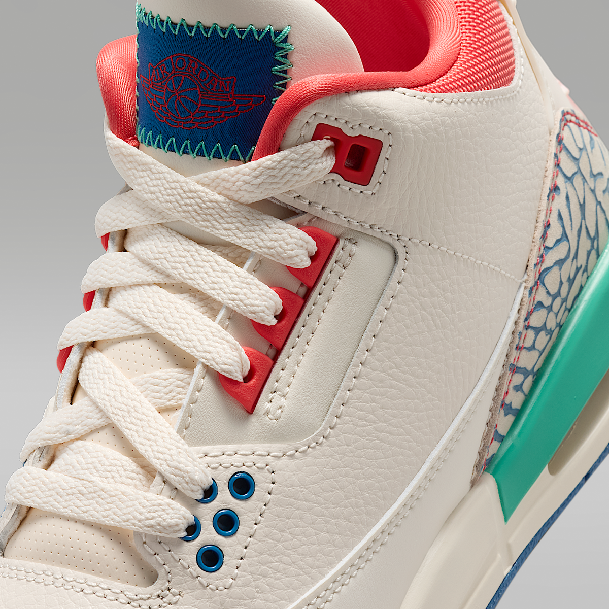 Jordan Air 3 Retro Play Your Way Big Kids' Shoes IO2076-100