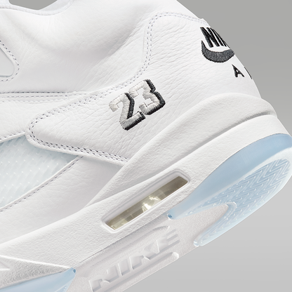Air 5 Retro OG "White Metallic" Shoes