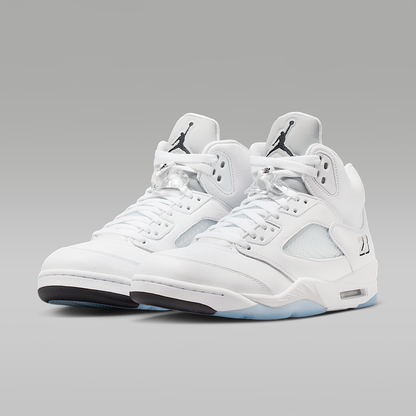 Air 5 Retro OG "White Metallic" Shoes