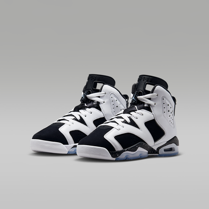 Jordan Air 6 Retro Big Kids' Shoes White/Black 384665-108