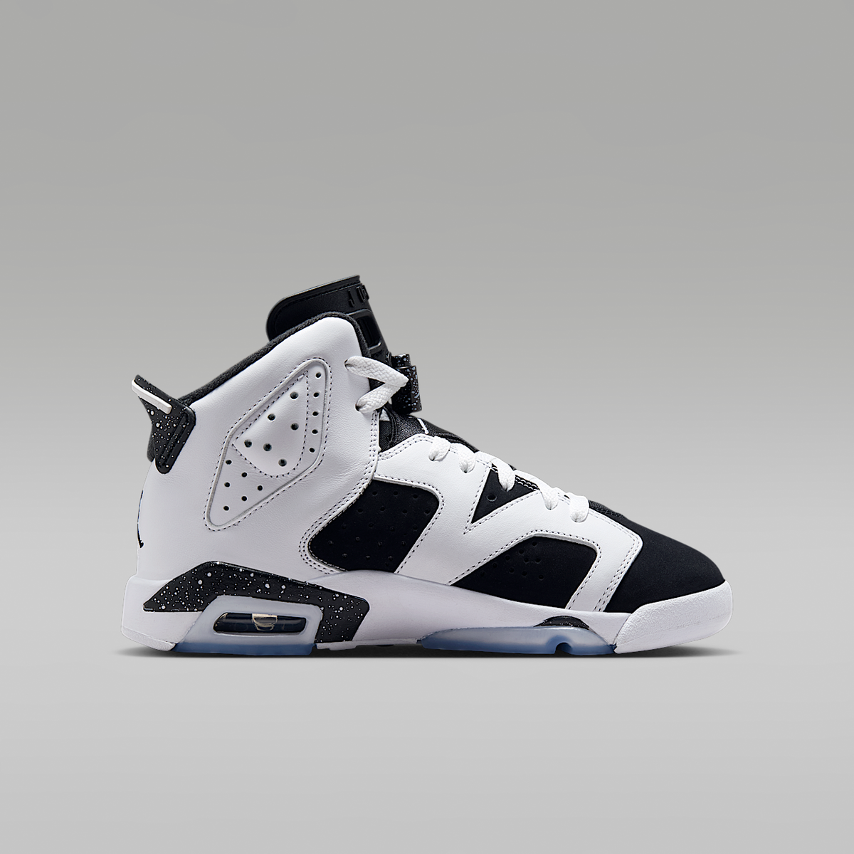 Jordan Air 6 Retro Big Kids' Shoes White/Black 384665-108