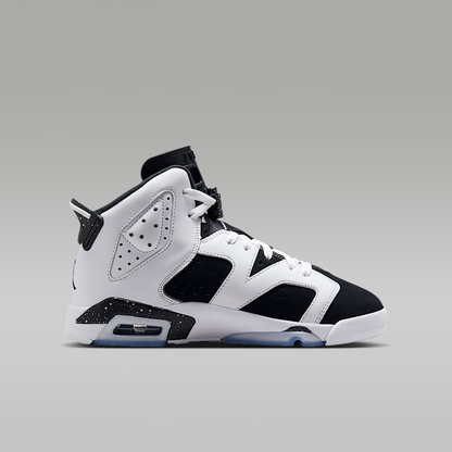 Jordan Air 6 Retro Big Kids' Shoes White/Black 384665-108