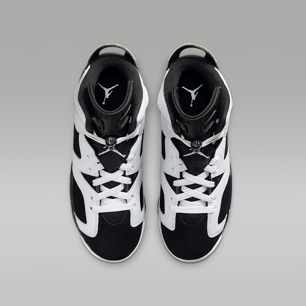 Jordan Air 6 Retro Big Kids' Shoes White/Black 384665-108