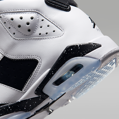 Jordan Air 6 Retro Big Kids' Shoes White/Black 384665-108