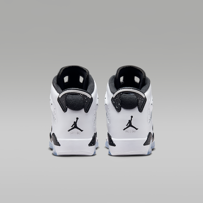 Jordan Air 6 Retro Big Kids' Shoes White/Black 384665-108