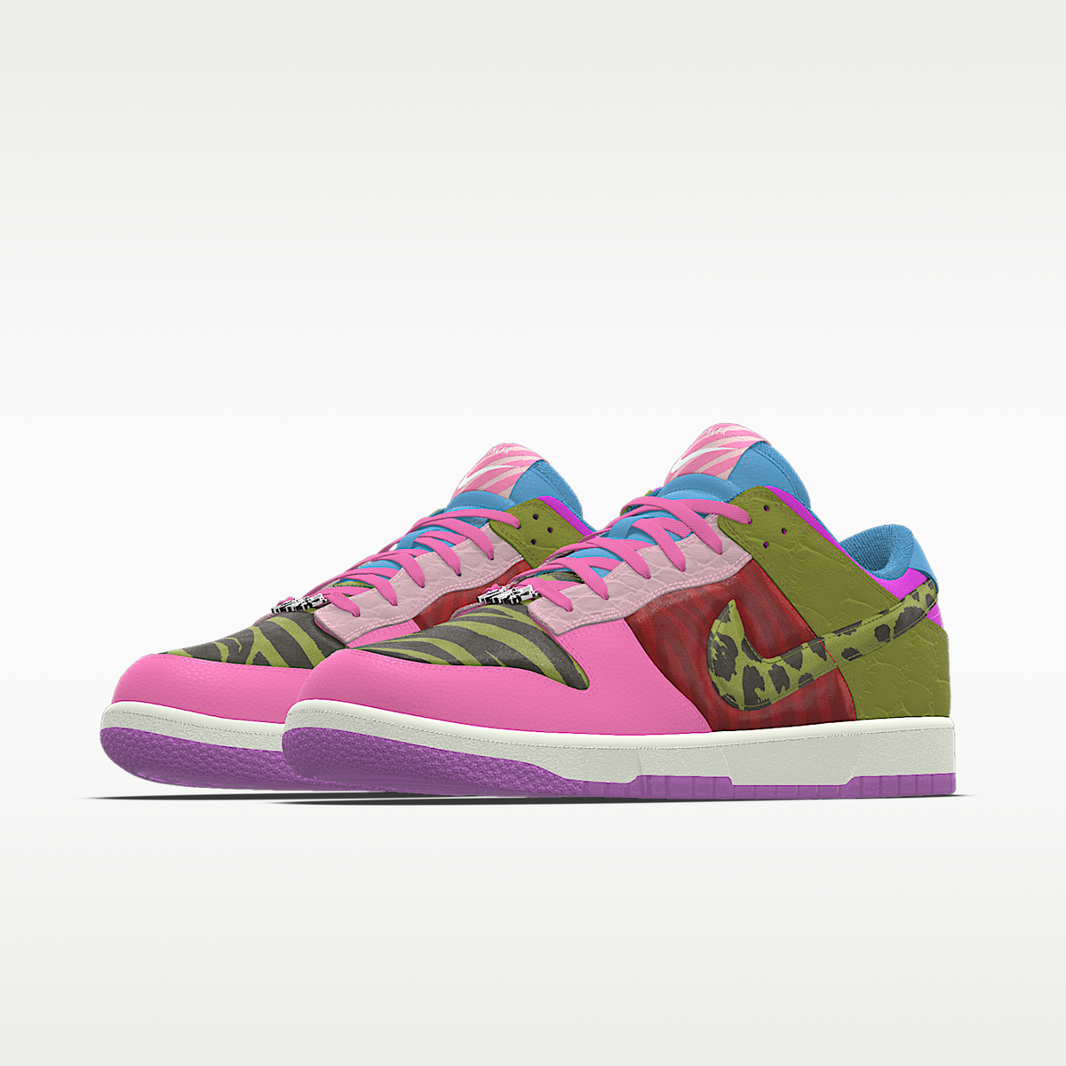 Nike Dunk Low Unlocked By Miles Chamley-Watson Custom Shoes FJ2253-901
