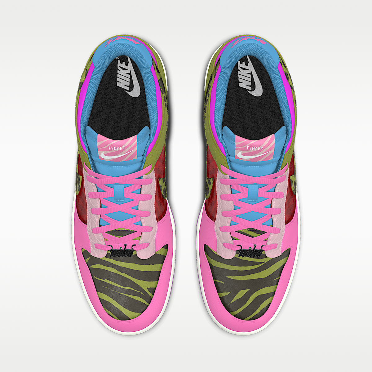 Nike Dunk Low Unlocked By Miles Chamley-Watson Custom Shoes FJ2253-901