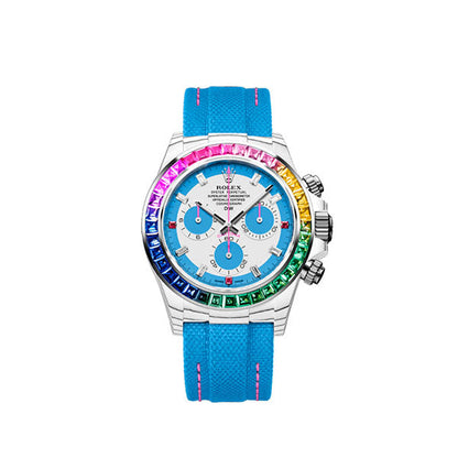 Diw Daytona quartz fiber rainbow s 40mm carbon