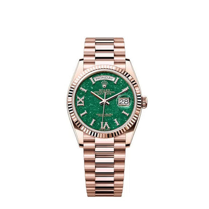 Day-Date 36, 18k Everose Gold with Diamond-set, 36mm, Ref# 128235-0068