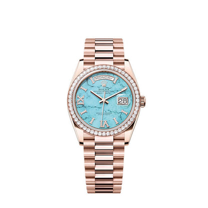 Day-Date 36, 18k Everose Gold with Diamond-set, 36mm, Ref# 128345rbr-0064
