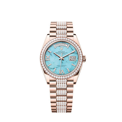 Day-Date 36, 18k Everose Gold with Diamond-set, 36mm, Ref# 128345rbr-0065