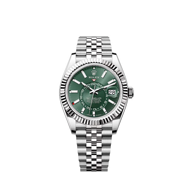 Sky-Dweller Green Dial Automatic 42mm Men's Watch 336934-0001