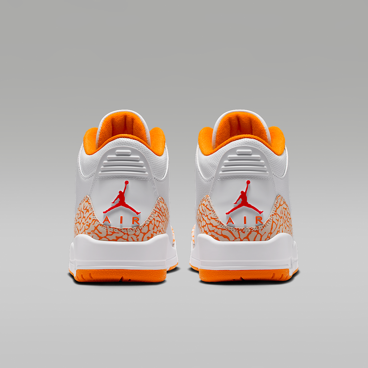 Air 3 Retro "White and Orange Peel" Shoes