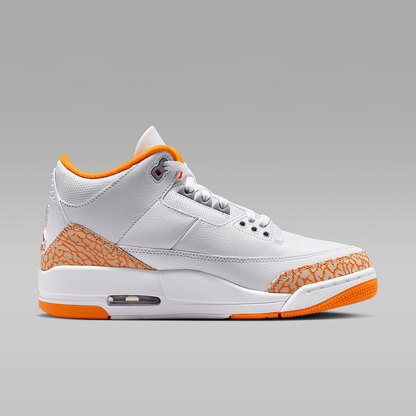 Air 3 Retro "White and Orange Peel" Shoes