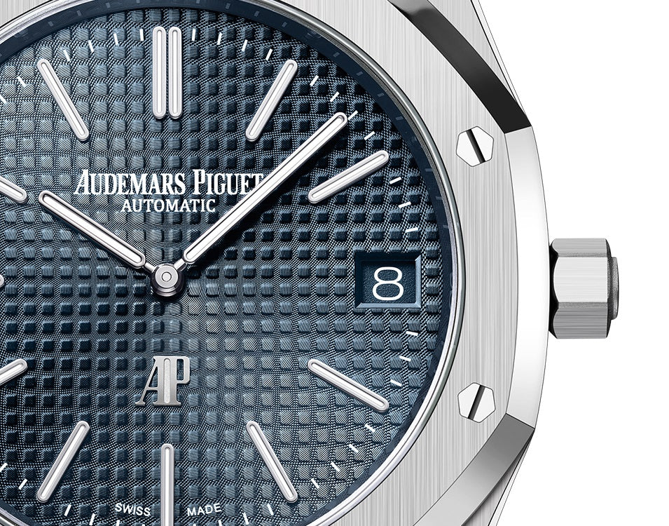 Audemars Piguet Royal Oak “JUMBO” EXTRA-THIN “50TH ANNIVERSARY” Ref# 16202ST.OO.1240ST.01