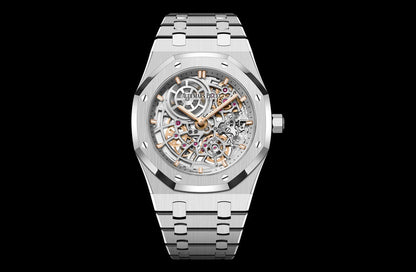 Audemars Piguet Royal Oak “JUMBO” EXTRA-THIN OPENWORKED “50TH ANNIVERSARY” Ref# 16204ST.OO.1240ST.01