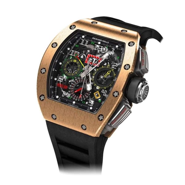 ðŸ"¥ðŸ"¥Best selling specialsðŸ"¥ðŸ"¥-RICHARD MILLE RM 11-02 Automatic Flyback Chronograph Dual Time Zone Rose Gold