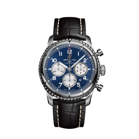 BT Aviator 8 B01 Chronograph 43 Stainless Steel Ref# AB0119131C1P1