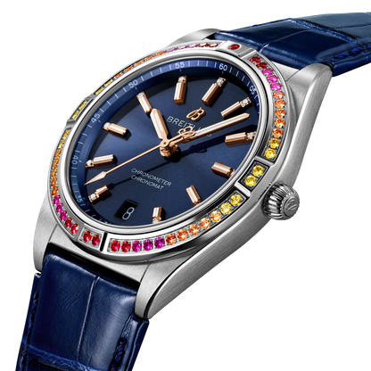 Breitling Chronomat Automatic 36 South Sea, Stainless Steel, Diamonds and Gem, Ref# A10380611C1P1, Unworn 2024