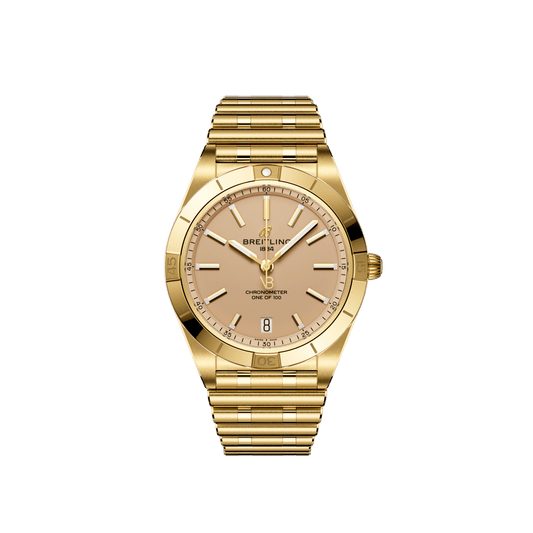 BT Chronomat Automatic 36 Victoria Beckham, 18k Yellow Gold, Ref# K103801A1A1K1, Unworn 2024