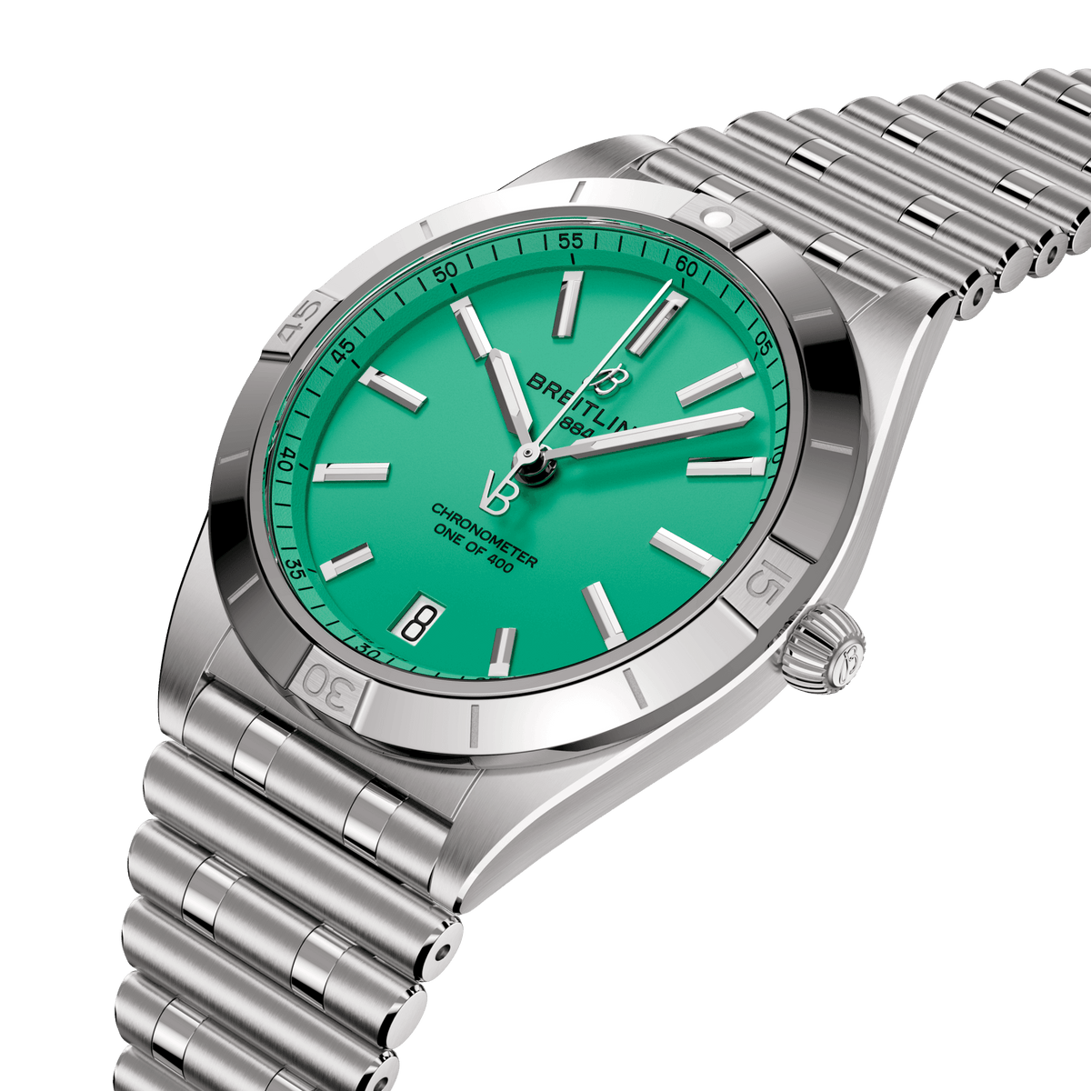 BT Chronomat Automatic 36 Victoria Beckham, Stainless steel, Ref# A103801A1L1A1, Unworn 2024