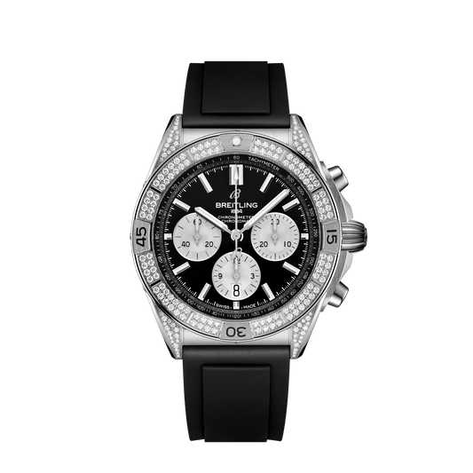 BT Chronomat B01 42, Stainless Steel and Diamonds, Ref# AB0134721B1S1, Unworn 2024