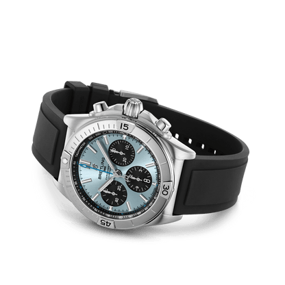 Breitling Chronomat B01 42, Stainless steel and Platinum, Ref# PB0134101C1S1, Unworn 2024