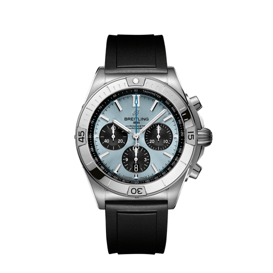 BT Chronomat B01 42, Stainless steel and Platinum, Ref# PB0134101C1S1, Unworn 2024