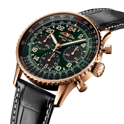 Breitling Navitimer B12 Chronograph 41 Cosmonaute, 18k Red Gold, Ref# RB12302A1L1P1, Unworn 2024