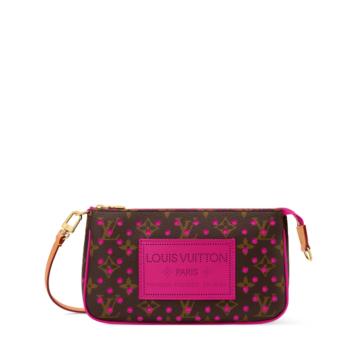 Women's Pochette Accessoires Monogram Perfo Pop Crush Chain Wallet